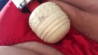 My baby thrills me in red satin