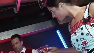 Edwige Sodomisee Au Bar Du Manoir