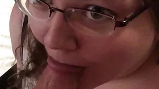 Cum on my glasses