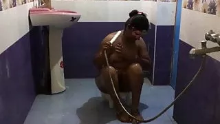 full desi bhabhi sexy in saree dress indian style bathroom