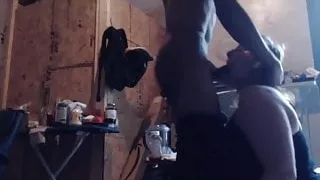 Neighbors wife an me home alone