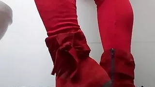 Tamaris suede boots crush puma drift cat