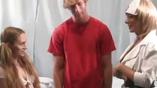 NMLN She Loves Her First Wank Lesson And So Does He !