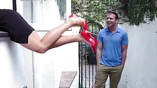 Bombshell MILF Crystal Rush double teamed by hung stepsons