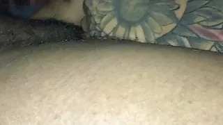 Black goth chick fucking and sucking