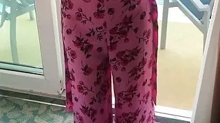 Cruise ship fun, showing my tits and cunt.