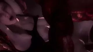 Brunette 3D babe getting fucked by big dick compilation