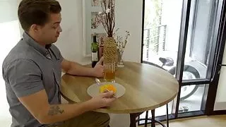 Cheerleader beg for gangbang