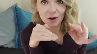 She's embarrassed by farting in front of you