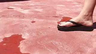 Sandal wedge Flip Flop