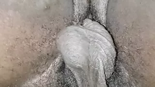 BBC deep in ebony pussy