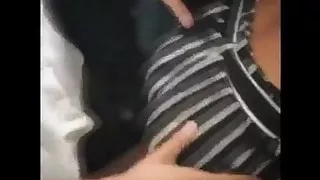 Perrero Grinding slim thick bitches ass at the club