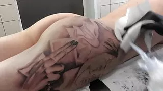 Teen Blonde Jay Jay Naked And Inked Up