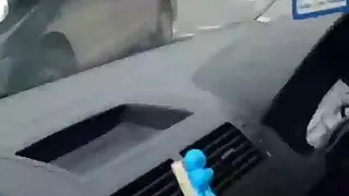 Builder flashing his cock about