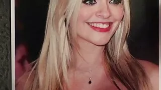 Holly Willoughby Soaked In Creamy Precum and Cumshot