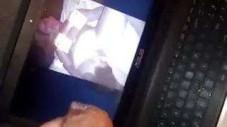 The young man is flooding his wife