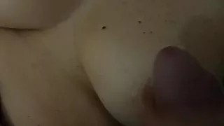 Cum on tits