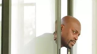 Interracial and finds herself a bbc to suck on