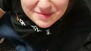 Handjob to unwanted facial