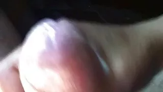 Fast handjob and creamy sticky cumshot