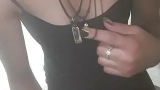 hot girl showing nice tits and pussy