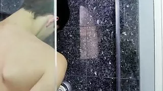 Schwuler Sex, Dusche, Nass