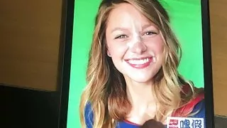 Melissa Benoist fake cumshot tribute