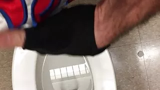 Wichsen in Thai-Boxhosen