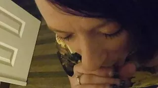 Marlee Suck Asian Cock