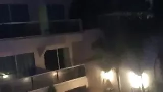 Tenant sucks me on his balcony for all to see