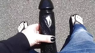 sexy feet & big black cock