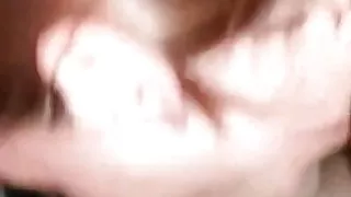 Prostitute sucking cock in the car