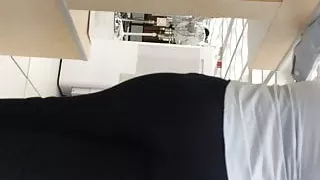 Nice Round Ass With Thong