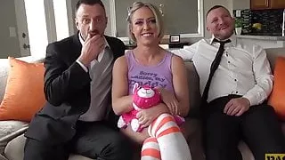 PASCALSSUBSLUTS - Busty MILF ass hammered and pussy toyed