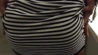 Exotic shemale shows off curves in bathroom and jerking off