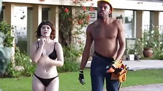 Tiny teen Yhivi bouncing on massive black cock