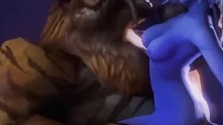 Big cock orcs fucking hard at elf wet pussy