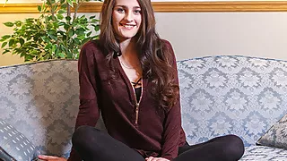 LETSDOEIT - Tight Teen Gets Big White Dick In 1st Casting