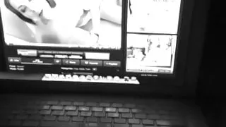 Ich mit Buerste von meiner Schwester