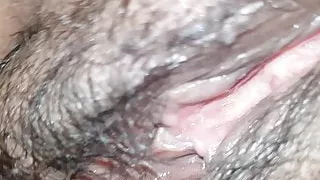 Close up hairy iranian wife