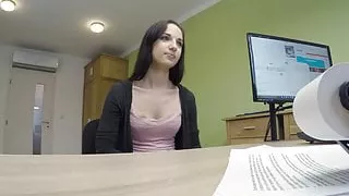 LOAN4K. Loan agency becomes the place of passionate anal sex