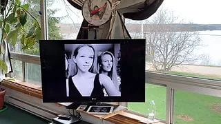 Melissa smiles with horny friends