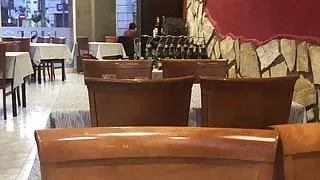 Wife bitch in restaurant