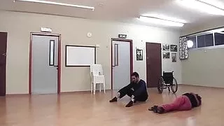 mature wheelchair dancing