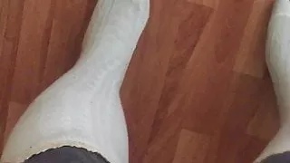 Arsch, Schwuler Sex, Brille, Strumpfhose