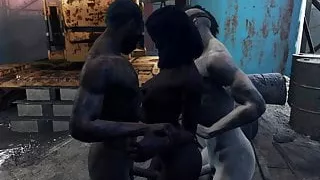 Fallout4 Nora Raiders Gangbang