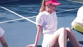 BFFS - Sexy Girls Get Horny For Trainers Big Juicy Cock