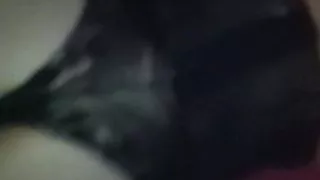 Hitting my wifeys big booty from behind really quick