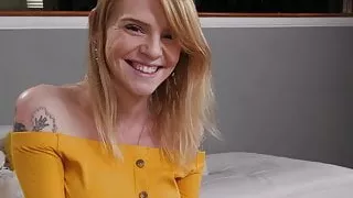 teenie nora ivy covered with massive facial after blowjob 