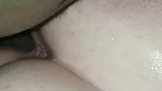 Calling out for daddy before BBC sits deep in her pussy